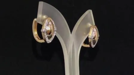 Women Wedding Accessories, White Shell Pearl Earrings Jewelry with cz