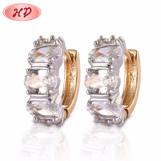 Women Wedding Accessories, White Shell Pearl Earrings Jewelry with cz