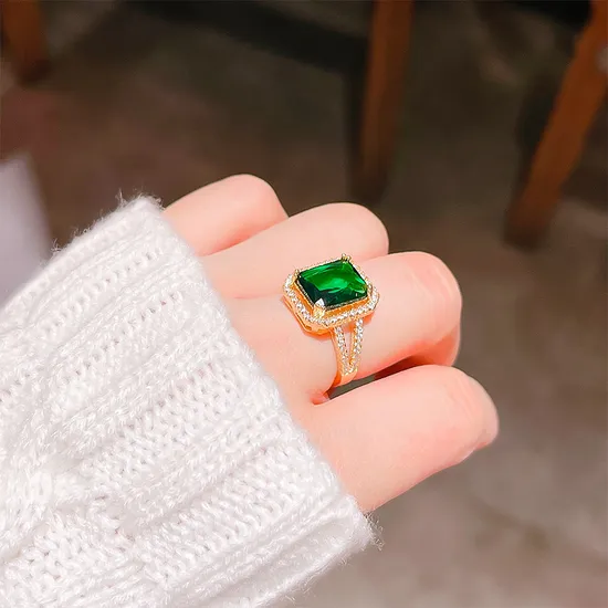 Модные ювелирные изделия, серебро 925 пробы, золото 10K, 14K, 18K, CZ, модное классическое обручальное кольцо для женщин