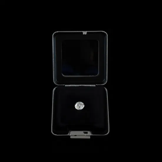 Модные ювелирные изделия Кольцо из белого золота 18 карат с бриллиантом, выращенным в лаборатории, 3 карата