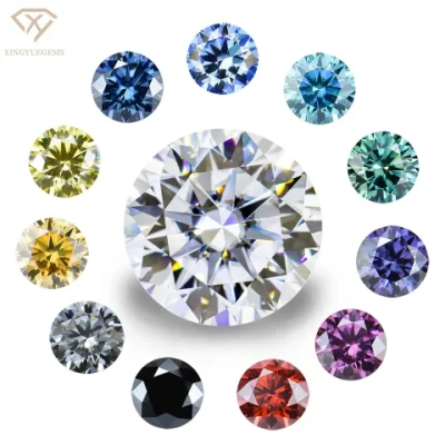 Драгоценный камень Xingyue заводская цена оптовая продажа Gra сертифицированный белый Vvs D Ef Gh цветной черный розовый синий свободный камень алмаз муассанит
