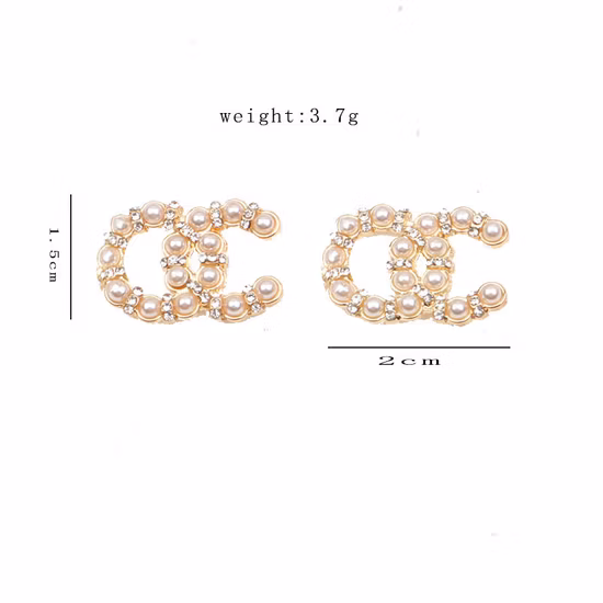 Классические стили L * V Большие круглые серьги Золотые серьги Модельер ювелирных изделий